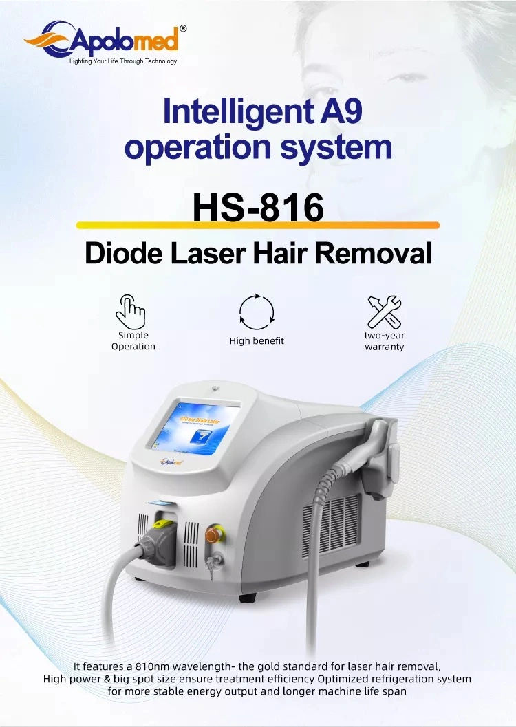 Good Professional Big Power Diode Laser Hair Removal Device High Quality Permanent Hair Removal 808nm Hair Removal Laser Diode Machines